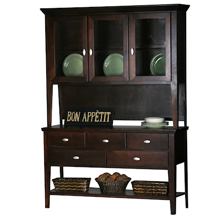 Buffet and Hutch Set